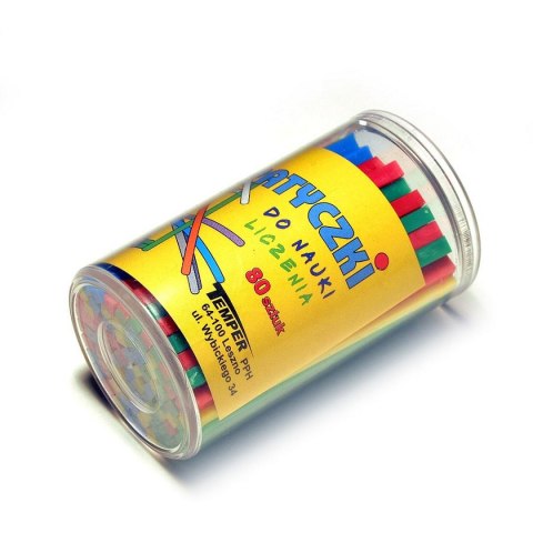 Patyczki do liczenia do nauki liczenia 80 el. Temper (080)