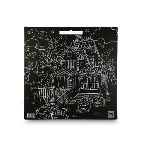 Podkład na biurko FUNNY MAT BLACK HALLOWEEN sfu704 czarny polipropylen PP [mm:] 400x400 Strigo (8681379307048)