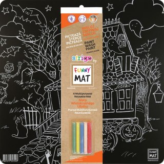 Podkład na biurko FUNNY MAT BLACK HALLOWEEN sfu704 czarny polipropylen PP [mm:] 400x400 Strigo (8681379307048)