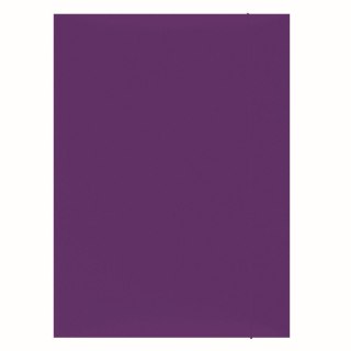 Teczka kartonowa na gumkę A4 fioletowy 300g Office Products (21191131-09)