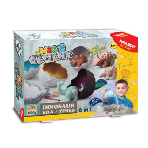Zestaw kreatywny PAULINDA MAGIC CEMENT Dinozaury 6930519001066 Strigo (211015)