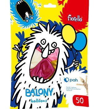 Balon gumowy metal mix 12cal Fiorello (170-2636)