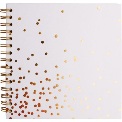 Blok artystyczny Happy Color Golden Dots 80g 30k [mm:] 203x203 Gdd (HA 7631 2020-DC30)