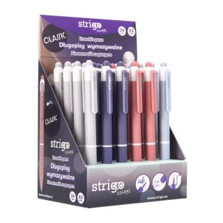 Długopis wymazywalny CLASSIC automtyczny 8905658811051 wkład niebieski 0,5mm Strigo (SSC406)