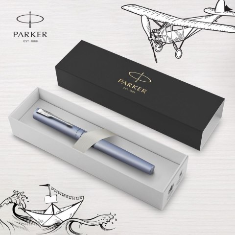 Ekskluzywne pióro tłoczkowe VECTOR XL silver M Parker (2159745)