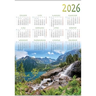 Kalendarz ścienny TATRY plakatowy 607mm x 880mm Lucrum (PL01)
