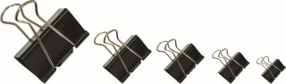 Klipy 25mm czarny Office Products (18092519-05)