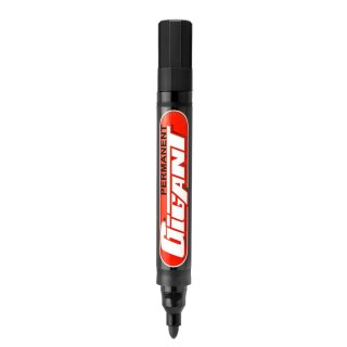 Marker permanentny permanent GIGANT wkład czarny 1,5-2,5mm okrągła końcówka Kamet (K-1068)