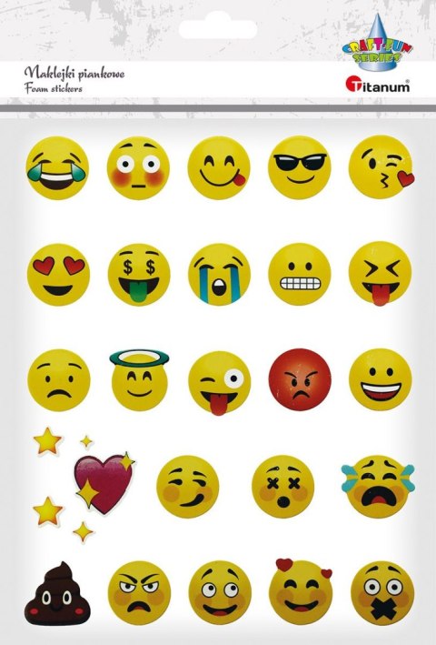 Naklejka (nalepka) Craft-Fun Series emotki Titanum (24MH1205)