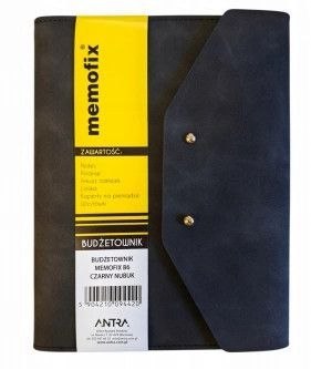 Organizer B6 Budżetownik NABUK CZARNY Antra