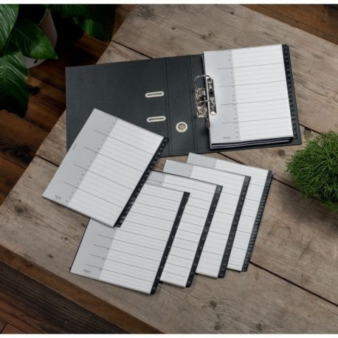 Przekładka numeryczna Recycle A4+ czarne A-Z Leitz (12190000)