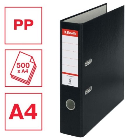 Segregator dźwigniowy Ekonomiczny A4 75mm czarny Esselte (11257)