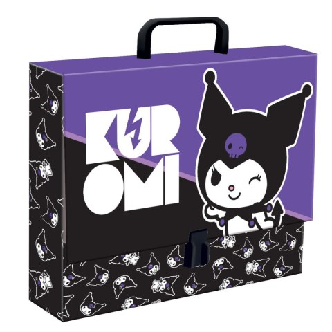 Teczka kartonowa na klips Kuromi A4 różne Unipap