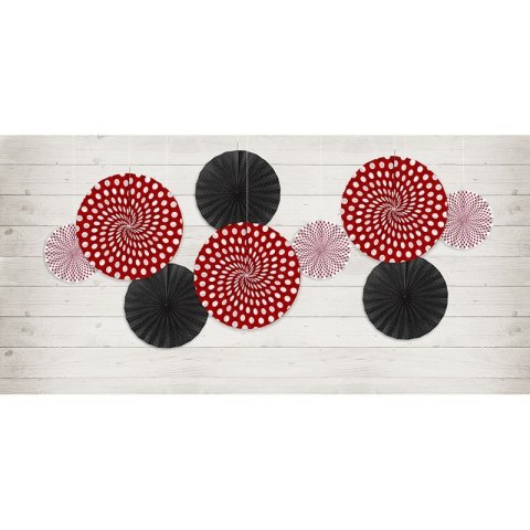 Dekoracja Rozety dekoracyjne, mix Partydeco (RPK6)