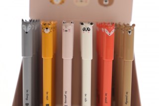 Długopis wymazywalny BB Friends 5902277345301 wkład niebieski 0,5mm Noster (24 szt)