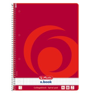 Kołobrulion A4 X-BOOK 10834117 80k. krata Herlitz (400129767)