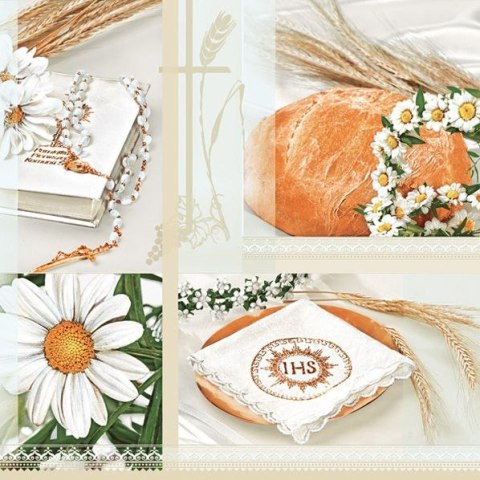 Serwetki komunia mix bibuła [mm:] 330x330 Pol-mak (SL ko)