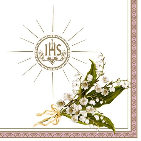 Serwetki komunia mix bibuła [mm:] 330x330 Pol-mak (SL ko)