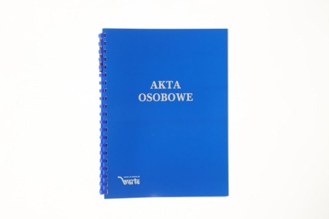 Teczka do akt osobowych A4 ABCDE niebieski Warta (339-097)