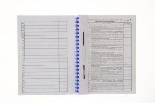 Teczka do akt osobowych A4 ABCDE niebieski Warta (339-097)