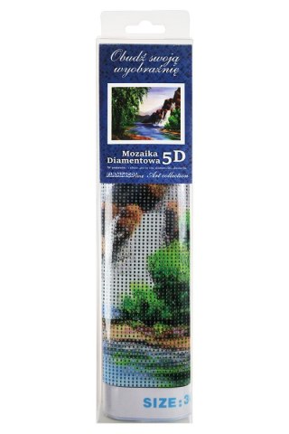 Zestaw kreatywny Diamentowa mozaika 30x40cm Wodospad Flamingo Line (TMS12056)