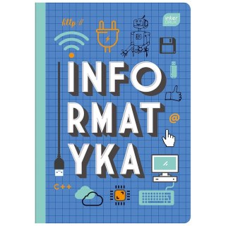 Zeszyt tematyczny A5 INFORMATYKA 60k. krata Interdruk (ZE60INF#)