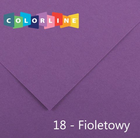 Brystol Colorline 18 fiolet 150g 10k [mm:] 500x650 Canson (200041394)