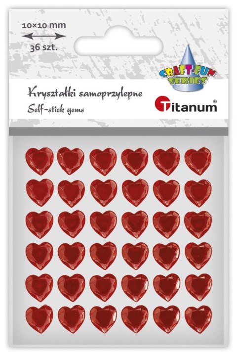 Kryształki Craft-Fun Series czerwone Titanum (24sl03139)