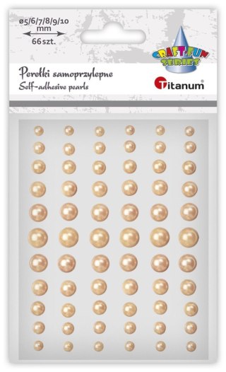 Kryształki Craft-Fun Series perełki złoty jasny Titanum (24CY0396)