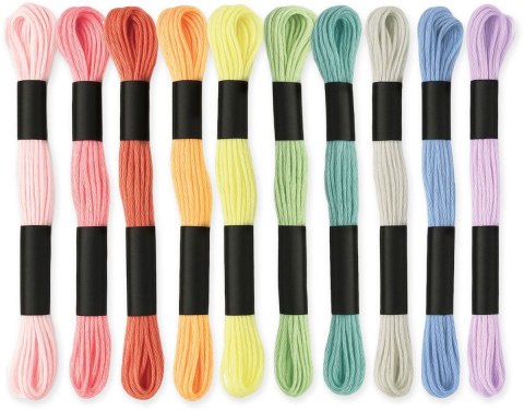 Mulina Craft-Fun Series pastelowa 10 kol. Titanum (25HJ0331-12)