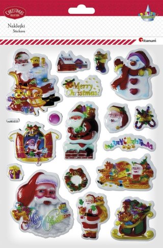 Naklejka (nalepka) Craft-Fun Series Boże Narodzenie wypukłe Titanum (AAK-070)