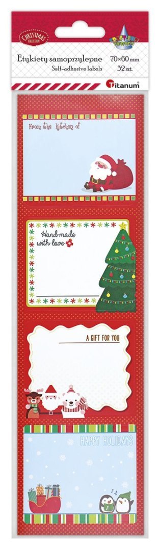 Naklejka (nalepka) Craft-Fun Series etykiety prezentowe Titanum (24ESD012-3)