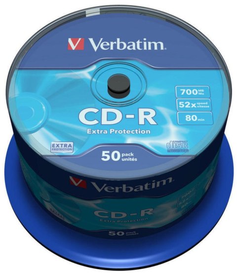 Płyta cd CD-R cake 50 700MB x52 Verbatim (43351)
