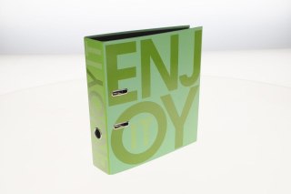 Segregator ringowy ENJOY IT A4 75mm zielony VauPe (EN/051/86)