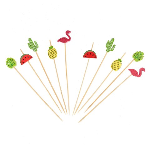 Wykałaczka Szpilki do koreczków summer party (10 szt.) - FSC 100% Arpex (KK5006F)