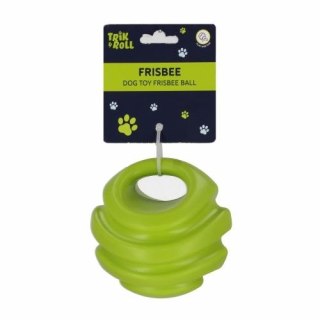 Gadżet Zabawka dla psa Frisbee 12 cm piłka zielona Trik Roll (560671)