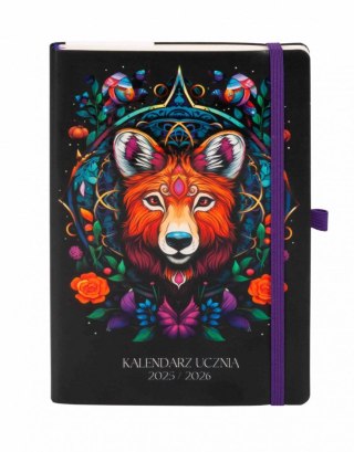 Kalendarz książkowy (terminarz) UCZNIA LIS A5 Antra (2025/2026)