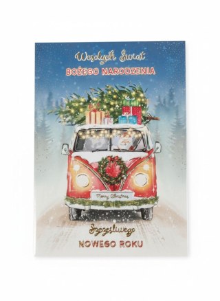 Kartka składana B6 Karnet B6 BN Świąteczny Ogródek Henry (5908451981518)