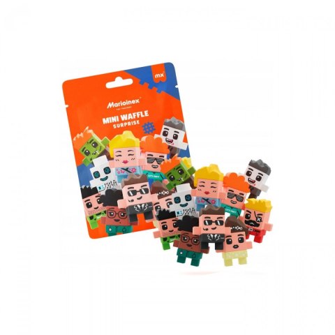 Klocki konstrukcyjne Mini Waffle - saszetka niespodzianka Marioinex