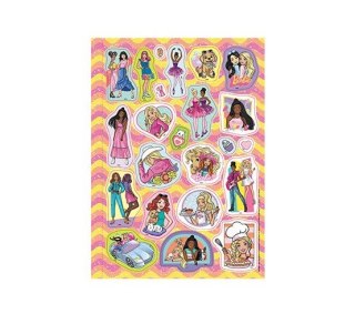 Książka dla dzieci Barbie™. Megakolorowanka. Brokatowe naklejki Ameet (KOLB 1101)