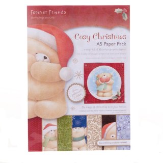 Papier ozdobny Papermania papier a5 forever friends cosy christmas Docrafts (ffs160101)