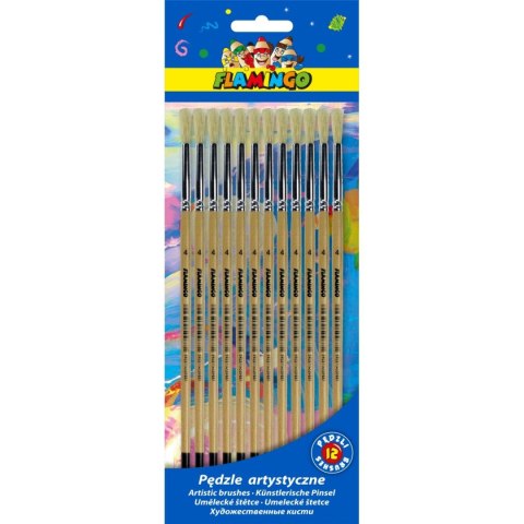 Pędzel nr 4 Flamingo