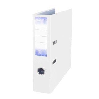 Segregator dźwigniowy A4/75 granatowy 5902315576179 PETITTE OFFICE A4 75mm biały Strigo (PO76179)