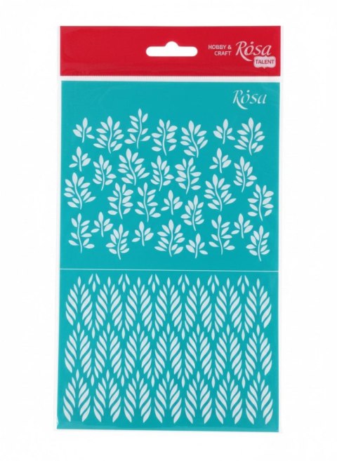 Szablon Liście Rosa (1140)