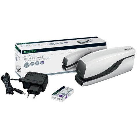 Zszywacz elektryczny biały 10k. plastik Leitz (55321001)