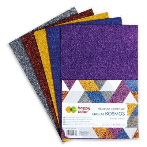 Arkusz piankowy kolor: mix 5 ark. [mm:] 210x297 Happy Color (HA 7132 2030-KOS)