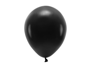 Balon gumowy Pastel Eco Balloons czarny 260mm Partydeco (ECO26P-010)