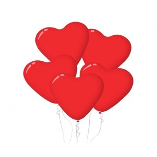 Balon kształty serca Balon serce czerwone czerwony 100 szt Godan (DH-P110)