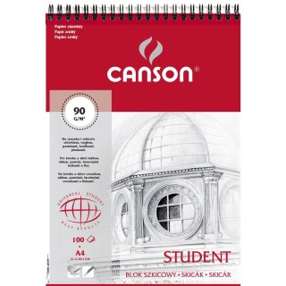 Blok artystyczny Student A4 90g 100k Canson (100553697)