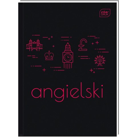 Brulion A5 ANGIELSKI 80k. 70g krata Interdruk